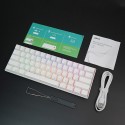 Game mechanical keyboard rk61rgb wired wireless Bluetooth dual-mode 61 key true mechanical keyboard tablet phone