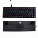 Manufacturer direct selling cross-border hot selling dk68 key Mini mechanical keyboard color light green axis type-C interface neutral packaging