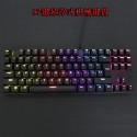 Rk87 key wired real mechanical keyboard green axis luminous electronic game keypad computer peripheral products wholesale