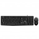 Lei scorpion 2021 business office home game keyboard wired USB + USB desktop notebook keyboard and mouse set