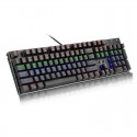 E element z88104 key game mechanical keyboard is light and easy to carry, and the green shaft is equipped with magnetic ring shielding wire to emit light
