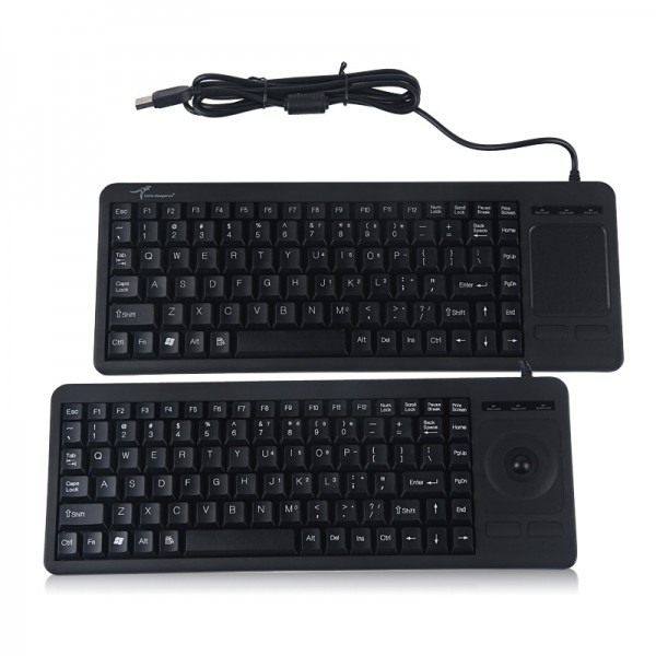 Industrial Keyboard USB touch panel machine room PS2 industrial control anti-interference anti-static wired CNC integrated mouse set