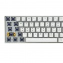 Amazon hot selling PK61 jiadalong optical axis wired type-C key wire separation RGB light 61 key mechanical keyboard 