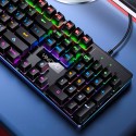 Cross border supply of silver carving ZK-3 real mechanical keyboard game green axis black axis wired USB computer accessories Amazon