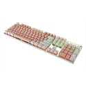 Fvk800 wired true mechanical luminous keyboard game video game horse racing lantern 104 key green axis body true mechanical keyboard