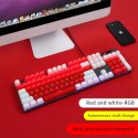 Fvq302 wired mechanical keyboard electronic competition mixed light real mechanical game keyboard replaceable plug-in green axis body red axis