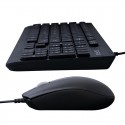 Dimo mk1800 wired keyboard and mouse set desktop notebook office codeword chocolate Keyboard USB