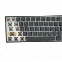 Amazon hot selling PK61 jiadalong optical axis wired type-C key wire separation RGB light 61 key mechanical keyboard 