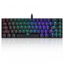 Motoshpeed mechanical keyboard 67 keys Longhua axis RGB backlight 10 kinds of lamp effect typec line machine separation