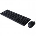 Dimo mk1800 wired keyboard and mouse set desktop notebook office codeword chocolate Keyboard USB