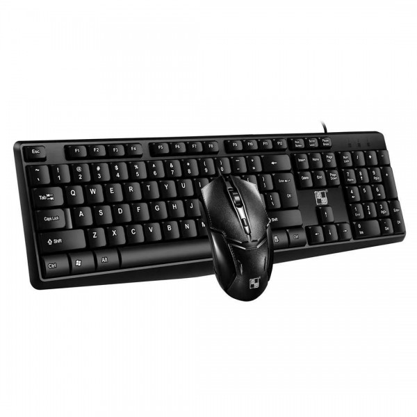 Lei scorpion 2021 business office home game keyboard wired USB + USB desktop notebook keyboard and mouse set
