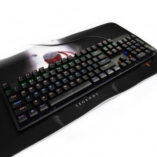 New special impulse real mechanical keyboard 104 key full key conflict free two-color injection molding key