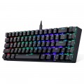 Motoshpeed mechanical keyboard 67 keys Longhua axis RGB backlight 10 kinds of lamp effect typec line machine separation