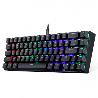 Motoshpeed mechanical keyboard 67 keys Longhua axis RGB backlight 10 kinds of lamp effect typec line machine separation