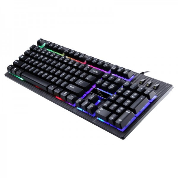 Light chasing leopard G20 USB black game wired luminous single keyboard laptop accessories wholesale Mechanical feel