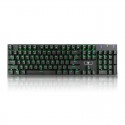 E element z88104 key game mechanical keyboard is light and easy to carry, and the green shaft is equipped with magnetic ring shielding wire to emit light