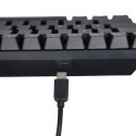 Manufacturer direct selling cross-border hot selling dk68 key Mini mechanical keyboard color light green axis type-C interface neutral packaging