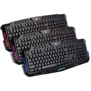 Luminous keyboard wired USB game mechanical handle colorful backlight laptop keyboard