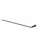 Black Jue 104 key standard keyboard supports wrist protection rest pad PU leather soft and comfortable keyboard holder