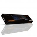Fvq305s wired luminous keyboard and mouse set electronic games luminous suspended key cap film keyboard and mouse set