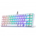 Motoshpeed mechanical keyboard 67 keys Longhua axis RGB backlight 10 kinds of lamp effect typec line machine separation