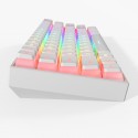 Amazon hot selling PK61 jiadalong optical axis wired type-C key wire separation RGB light 61 key mechanical keyboard 
