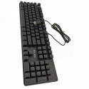 Laptop USB Spanish real mechanical game keyboard Amazon cross border green axis pluggable 104 keys