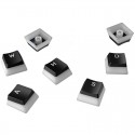 Factory direct selling pudding key cap PBT double-layer transparent key cap two-color key cap 104 key mechanical keyboard Logitech general