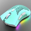 Cross border wireless charging mouse lightweight hollow hole colorful RGB luminous game Office Mouse Amazon