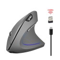 HXSJ new vertical wireless Mouse2 Ergonomic design of 4GHz mouse 2400dpi preventive mouse