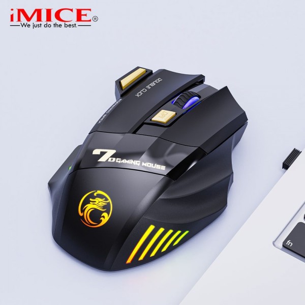 Imice manufacturers directly supply cross-border e-commerce 2.4G wireless mouse mute, and one can be delivered on behalf of others in stock for a long time