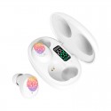 Power display enc Bluetooth headset dual microphone noise reduction Mini true wireless Bluetooth headset stereo Bluetooth headset