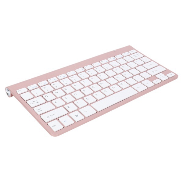 1 set of rose gold wireless keyboard and mouse set Mini silent mouse keyboard set i151719
