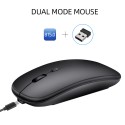 The new wireless Bluetooth mouse 2.4G dual-mode mouse laptop desktop is suitable for a generation PC