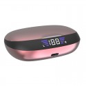 Cross border new TWS true wireless Bluetooth headset 5.0 digital display charging bin ear hanging sports headset vv2