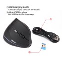 Zelotes master vertical wireless charging mouse 2.4G vertical 2400dpi wrist guard private model mouse