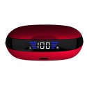 Cross border new TWS true wireless Bluetooth headset 5.0 digital display charging bin ear hanging sports headset vv2