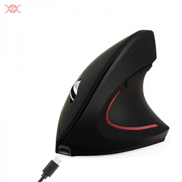 Manufacturer wholesale c886 rechargeable mouse Bluetooth 5.2 dual-mode vertical 2.4G wireless mouse left and right hand mouse