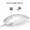 The new wireless Bluetooth mouse 2.4G dual-mode mouse laptop desktop is suitable for a generation PC