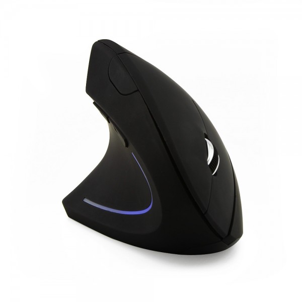 Left hand right hand five generation vertical wireless wired optical mouse charging left-handed upright mouse