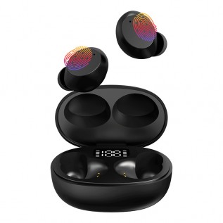 Power display enc Bluetooth headset dual microphone noise reduction Mini true wireless Bluetooth headset stereo Bluetooth headset
