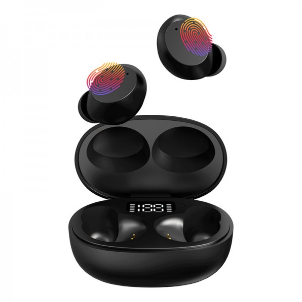 Power display enc Bluetooth headset dual microphone noise reduction Mini true wireless Bluetooth headset stereo Bluetooth headset