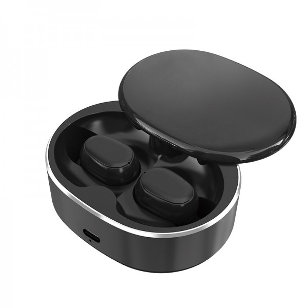 M3 cross border new private model Bluetooth headset wireless binaural sports black technology touch TWS rotary cover opening headset