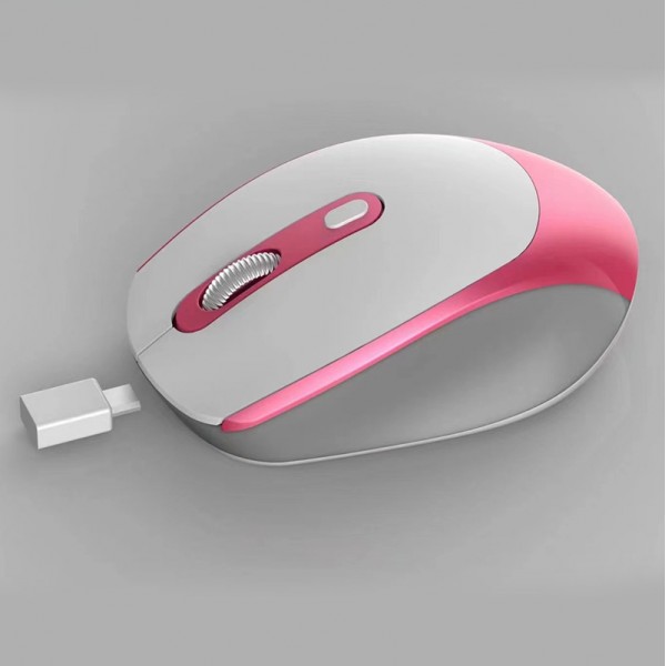 New dual-mode wireless Bluetooth mouse home office computer peripherals neutral mute color matching mouse gift wholesale