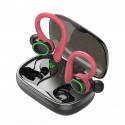 Cross border exclusive for new I25 wireless Bluetooth headset sports sweat proof ear hanging LED digital display wireless headset