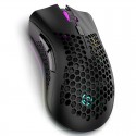 Cross border wireless charging mouse lightweight hollow hole colorful RGB luminous game Office Mouse Amazon