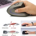 HXSJ new vertical wireless Mouse2 Ergonomic design of 4GHz mouse 2400dpi preventive mouse