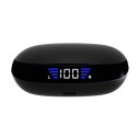 Cross border new TWS true wireless Bluetooth headset 5.0 digital display charging bin ear hanging sports headset vv2