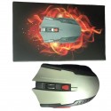 The manufacturer directly provides 6-button wireless professional E-sports mouse, tablet computer, mouse accessories, game, office photoelectric