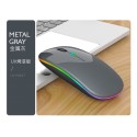 New Bluetooth dual-mode charging mouse 5.1 silent laptop manufacturer's popular wireless luminous mouse